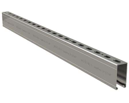 Rapidstrut profilskinne 41x82x2.5 6m bup