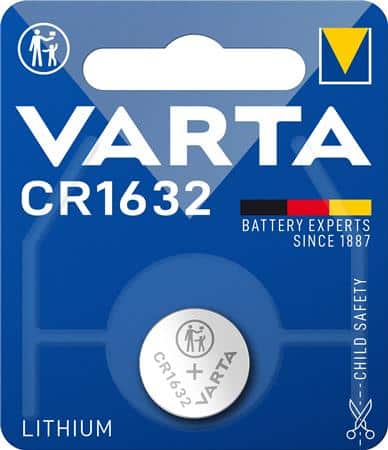 Batteri cr1632 3,0v 140mah