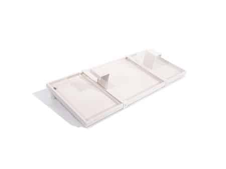Kondensvannbrett m/varme 120w