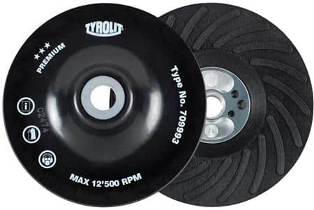 Bagskive til fiber 125x22 m14 p uni hard