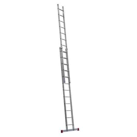 Skydestige aluminium 2x14trin