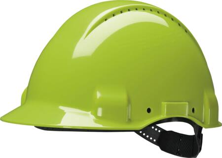 Sikkerhedshjelm hi-viz gul 3000