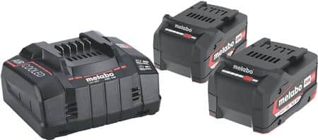 Batterisæt med lader 18v 2x5,2 + asc145
