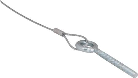 Wiresæt m/øjebolt dobygrip m8 5mx2mm