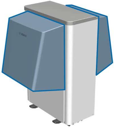 Lyddæmper udsugning 7000i 5-9 kw (front)