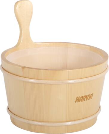 Sauna spand træ 4 ltr.