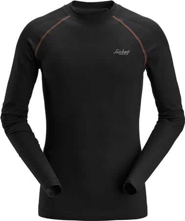 T-shirt læ sort str: xs