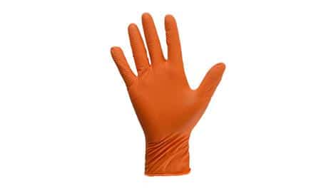 Handske nitril pf orange xxl