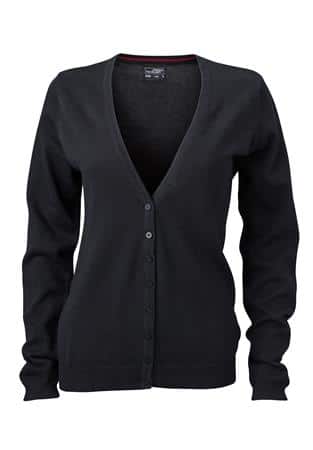Ladies cardigan black, l