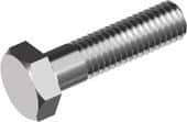 Stålbolt m8x85mm a2 sw13 u/møt. din931