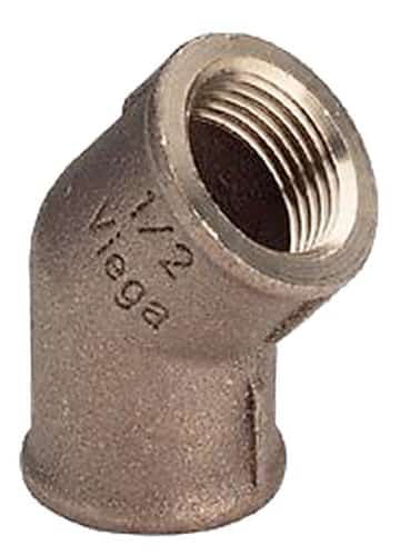 Rødgods Vinkel 45Gr. M/M 3/8"