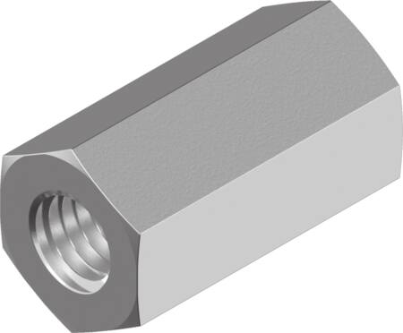 Gevindmuffe sekskant a4 m12x50 sw19
