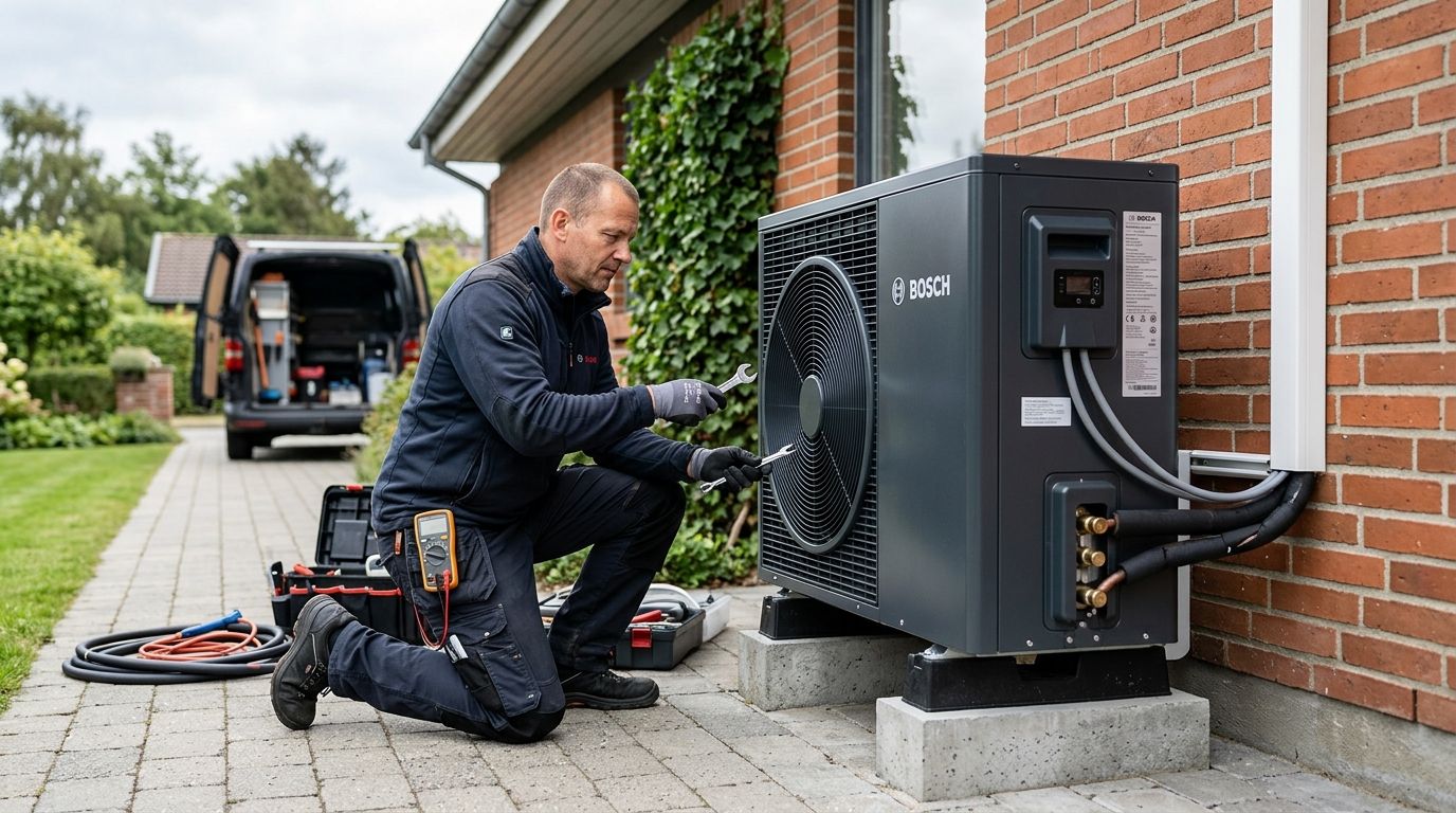 Bosch-varmepumper til professionelle installatører