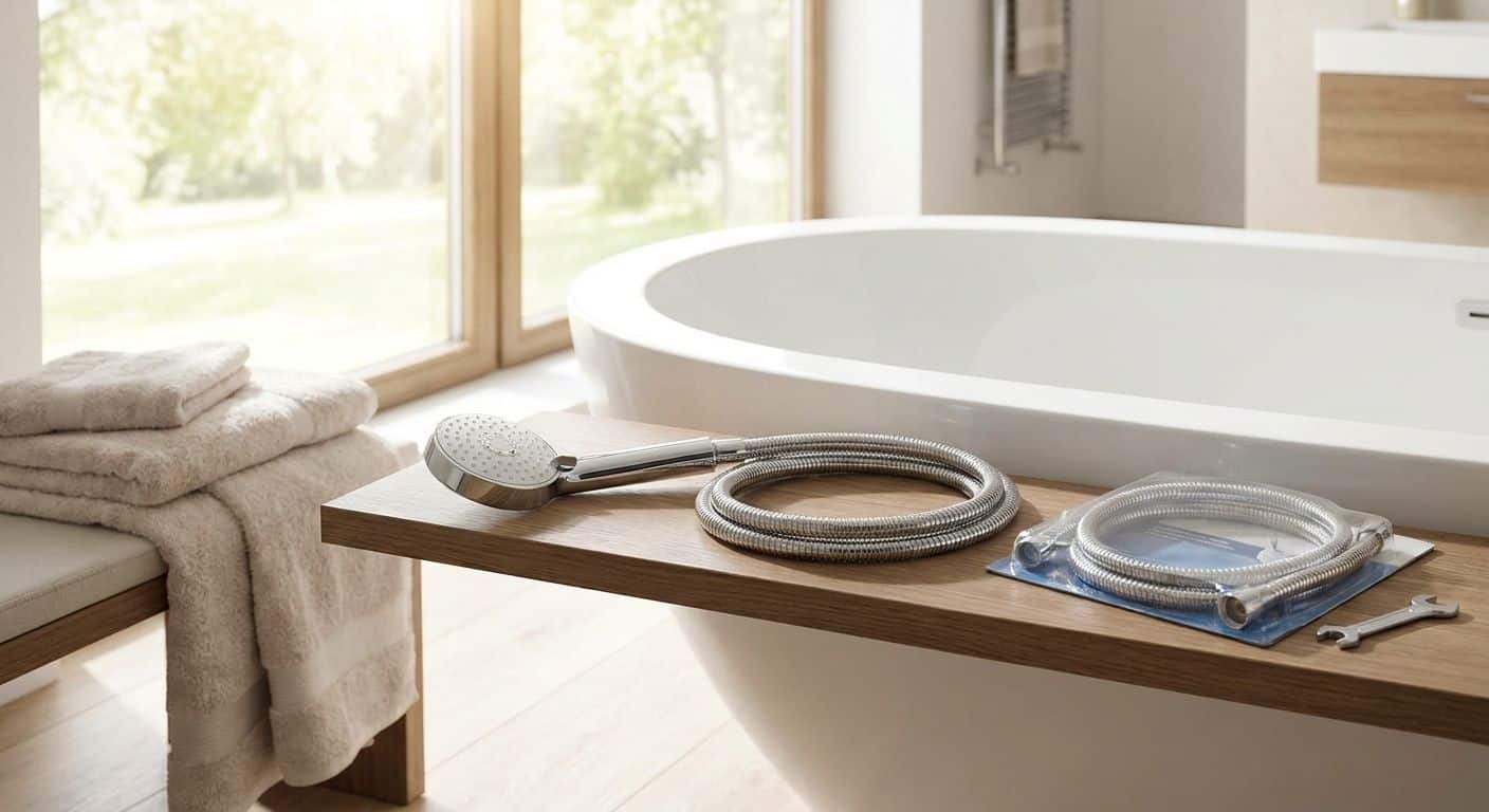 Håndbruser til badekar med udskiftelig slange