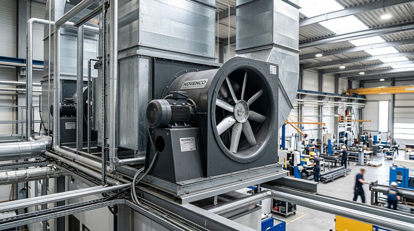 Novenco-ventilatorer til industri og erhverv