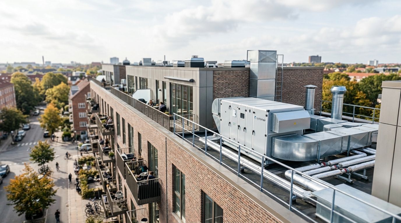 Systemair-ventilationsløsninger til boligblokke