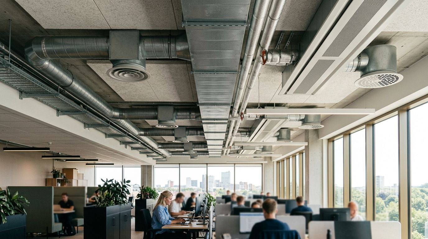 Ventilationsanlæg til erhverv og institutioner
